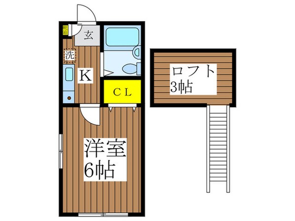 ハイツ中村の物件間取画像